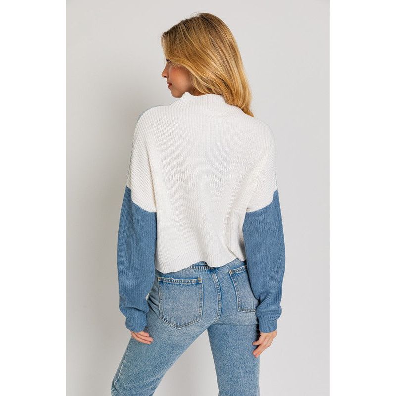 Love in the Air Color Block Oversize Sweater