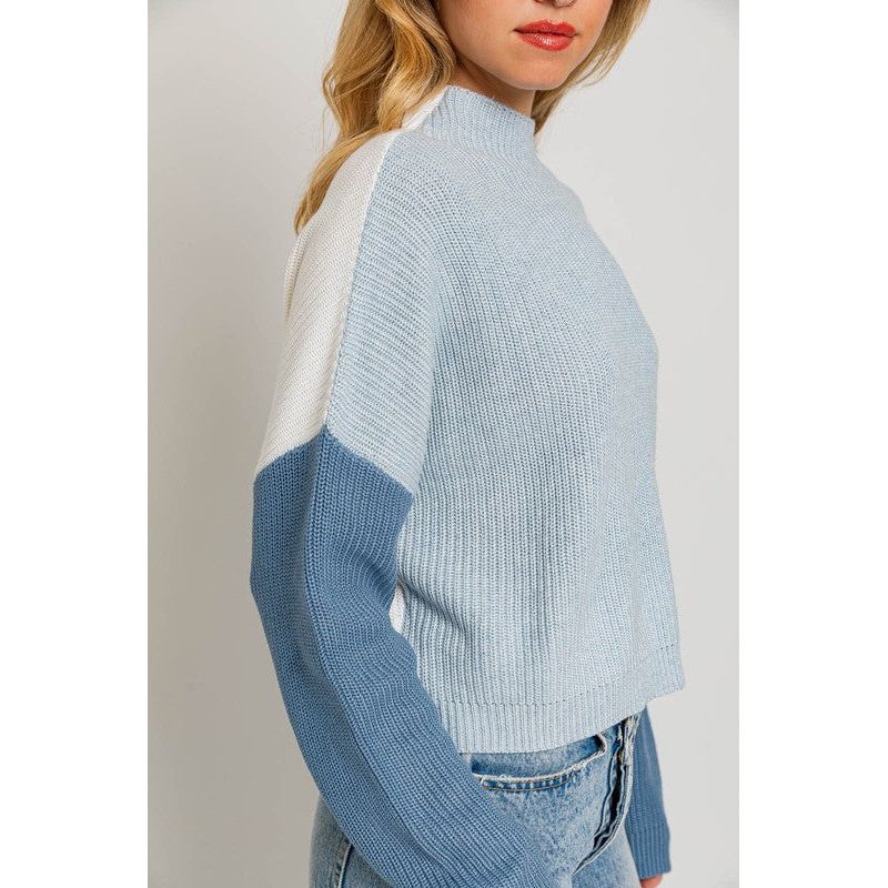 Love in the Air Color Block Oversize Sweater