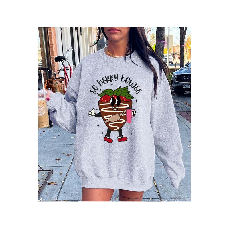 So Berry Boujee Graphic Sweatshirt