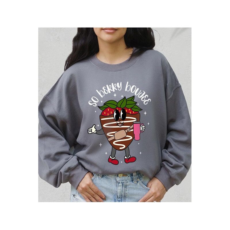 So Berry Boujee Graphic Sweatshirt