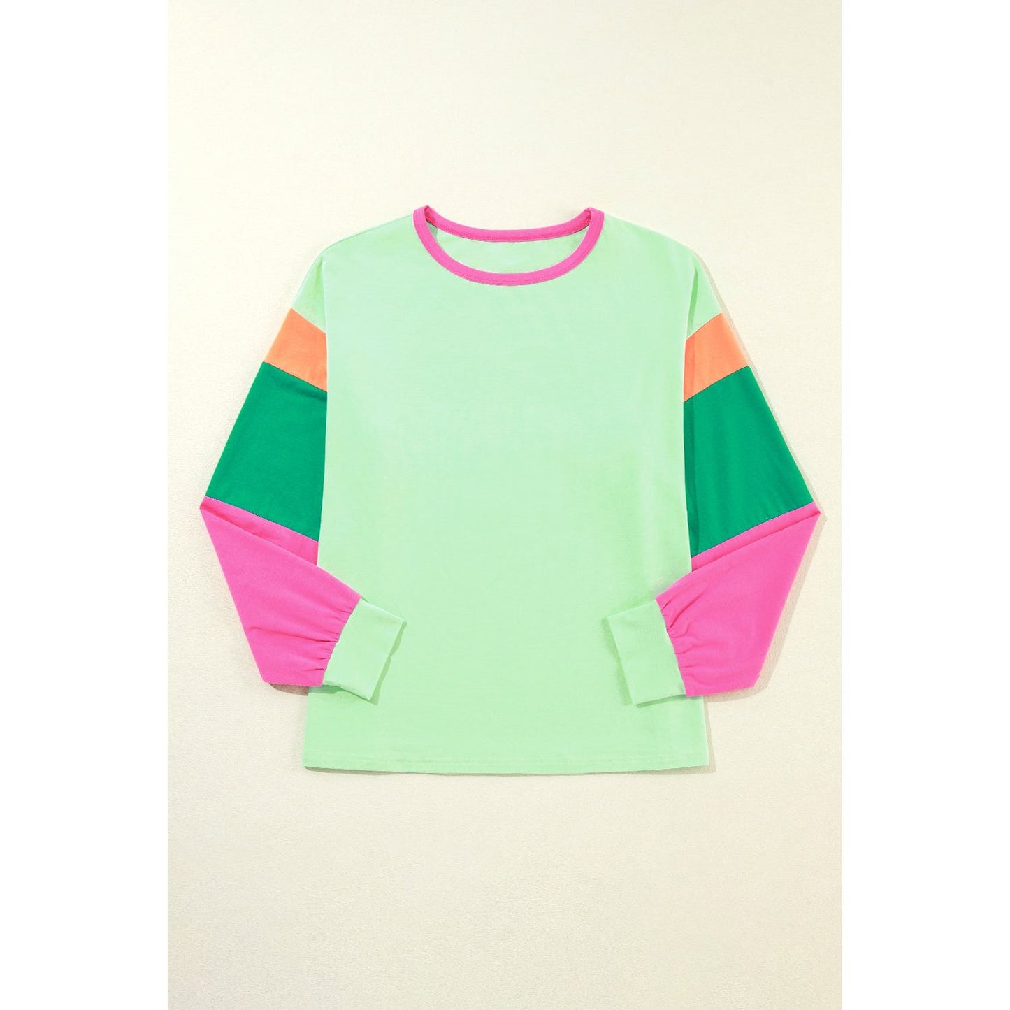 Living In the Moment Color Block Pullover