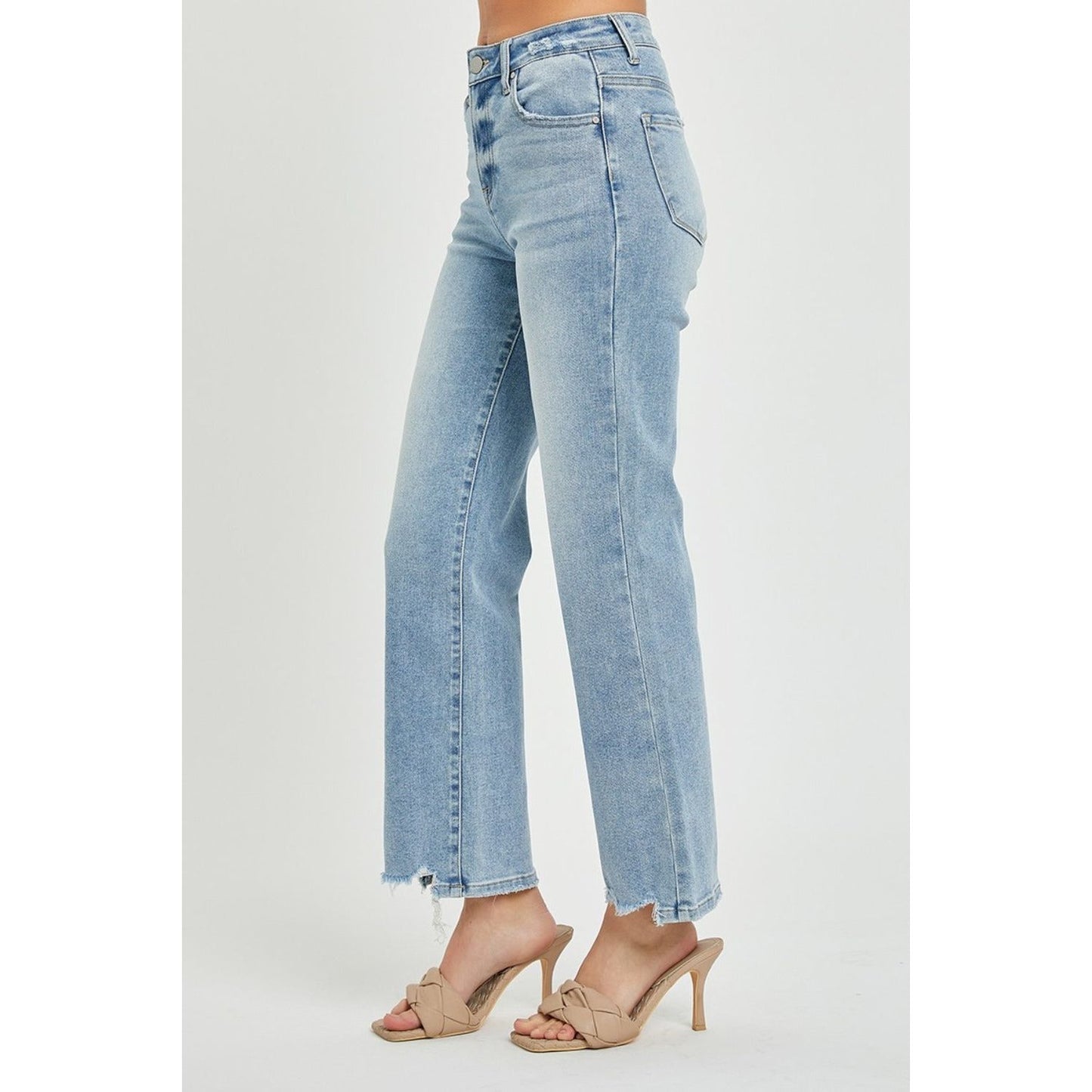 RISEN Full Size High Rise Straight Jeans