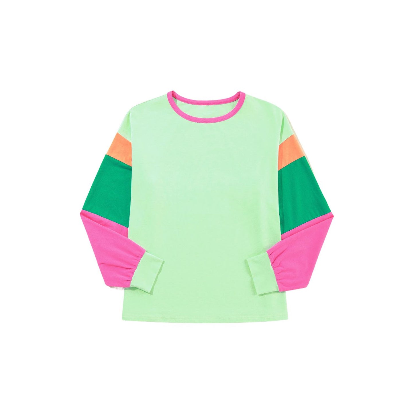 Living In the Moment Color Block Pullover