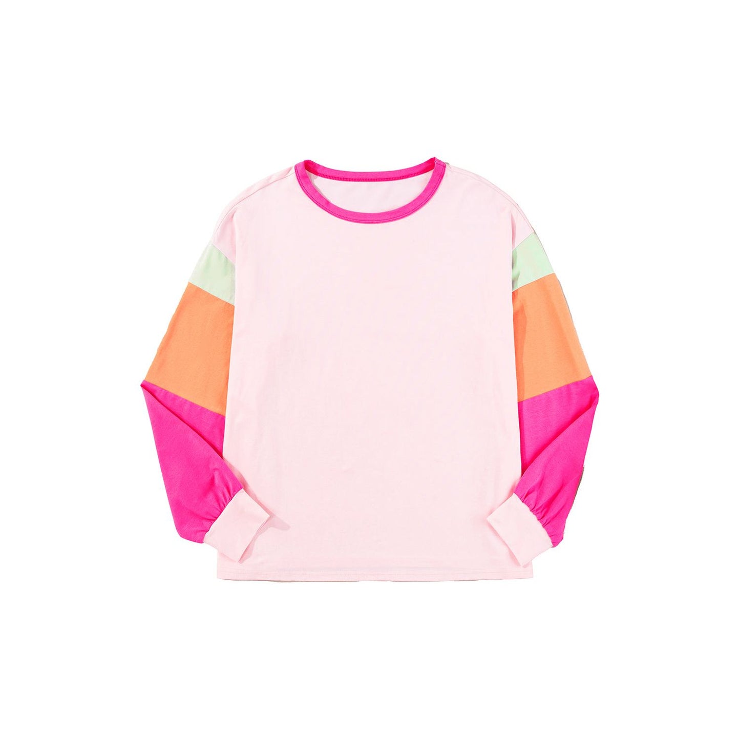 Living In the Moment Color Block Pullover