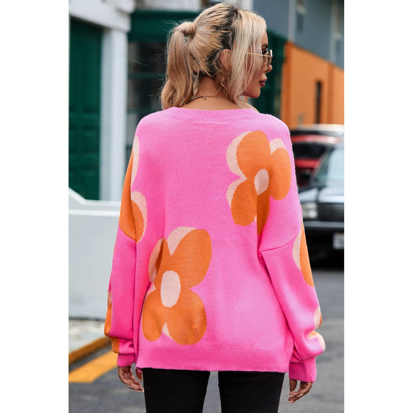 In Bloom Flower Sweater