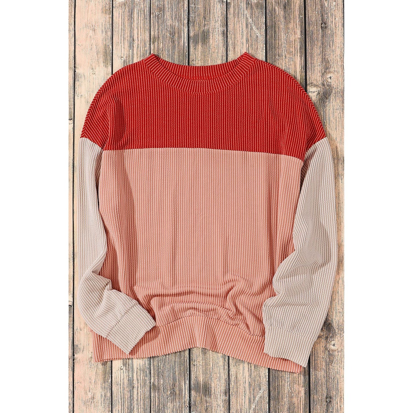 Letters Home Color Block Sweater