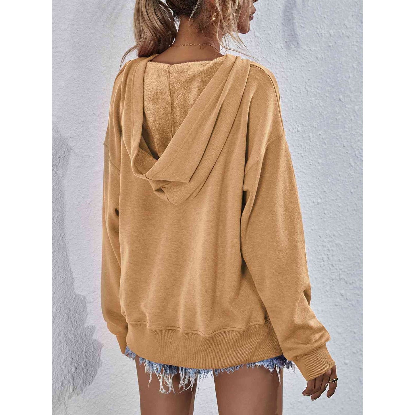By Your Side Side Slit Hoodie