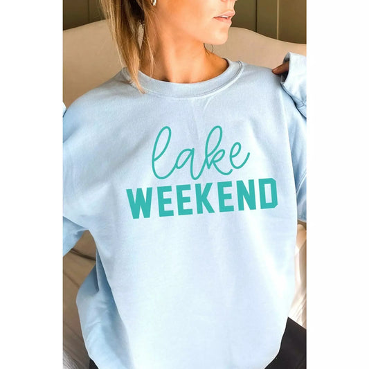 Lake Weekend Graphic Sweatshirt